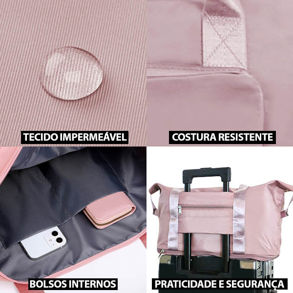 Bolsa Grande Expansível Impermeável