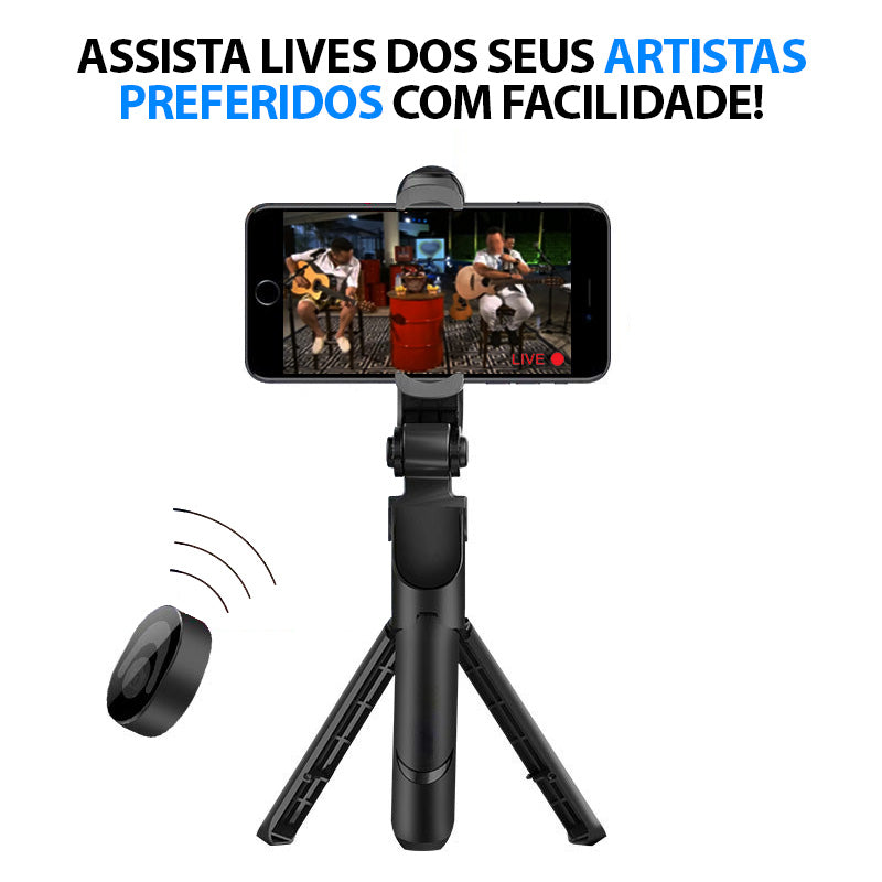 Selfiegram Tripé Multifunções 3 em 1
